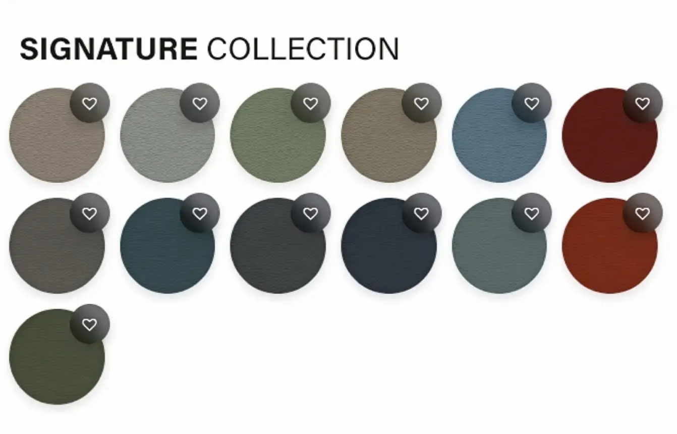 Ellis Builders Siding Contractor - Signature Collection color swatches for home siding materials