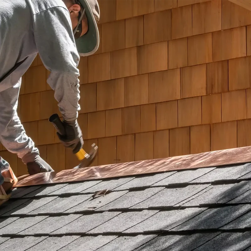 Connecticut roof repair inspection for a possible skylight leak by Ellis Builders