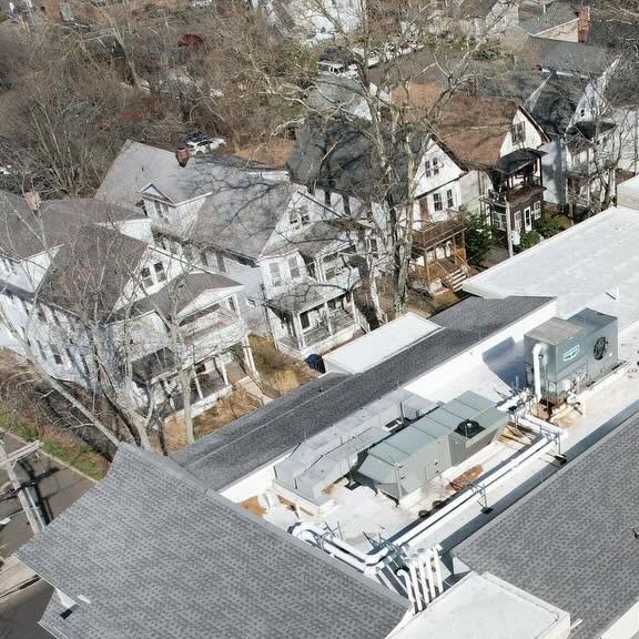 Chapel Haven New Haven CT commercial gutter and window flashing project
