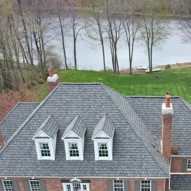 Middlebury CT copper chimney flashing and roof detail work