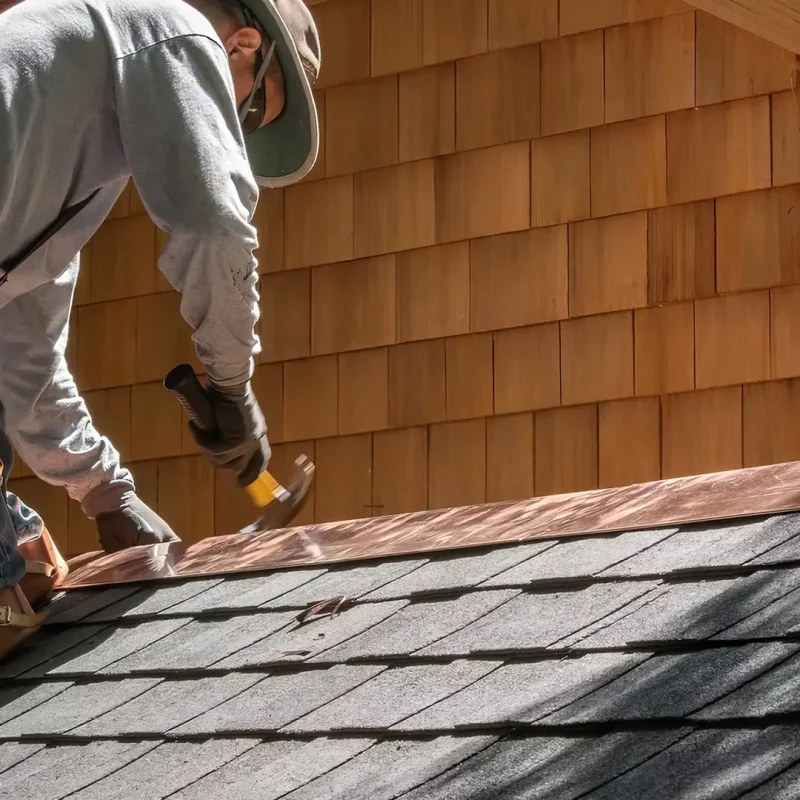 Ellis Builders roofing work illustrating roof-to-wall flashing planning in Connecticut